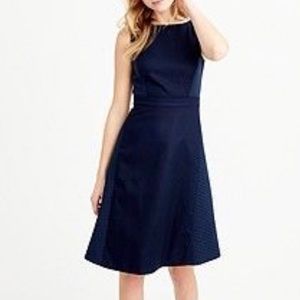 NWT J. Crew Navy A Line Dress Size 00